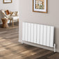Reina Caldaro Horizontal Aluminium Radiator - White - Various Sizes Available