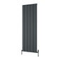 Reina Caldaro Vertical Aluminium Radiator - 1800 x 620mm - Anthracite - welovecouk