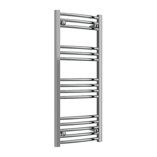  Reina Capo Vertical Curved Electric Towel Rail - 1000 x 400mm - Chrome