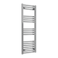 Reina Capo Vertical Curved Electric Towel Rail - 1200 x 400mm - Chrome