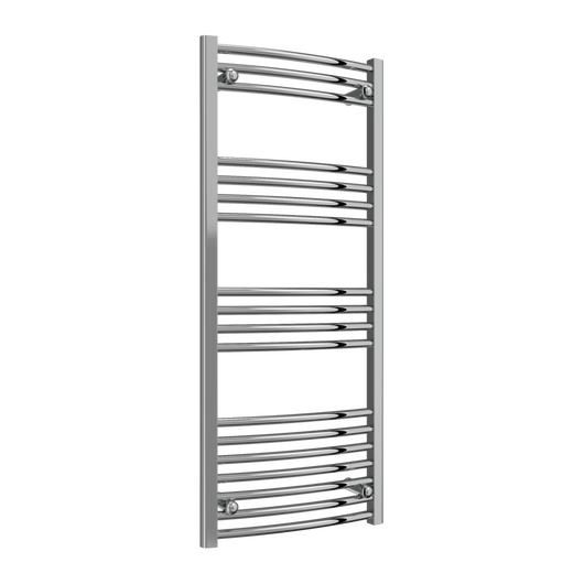  Reina Capo Vertical Curved Electric Towel Rail - 1200 x 500mm - Chrome