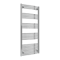Reina Capo Vertical Curved Electric Towel Rail - 1600 x 600mm - Chrome