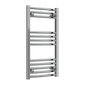 Reina Capo Vertical Curved Electric Towel Rail - 800 x 400mm - Chrome