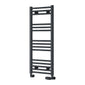 Reina Capo Vertical Flat Straight Heated Towel Rail - 1000 x 400mm - Anthracite