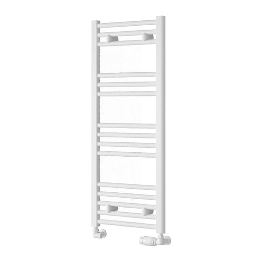  Reina Capo Vertical Flat Straight Heated Towel Rail - 1000 x 400mm - White