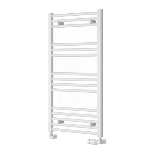  Reina Capo Vertical Flat Straight Heated Towel Rail - 1000 x 500mm - White