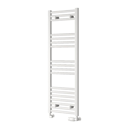  Reina Capo Vertical Flat Straight Heated Towel Rail - 1200 x 400mm - White