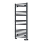 Reina Capo Vertical Flat Straight Heated Towel Rail - 1200 x 500mm - Anthracite
