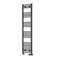 Reina Capo Vertical Flat Straight Heated Towel Rail - 1600 x 400mm - Anthracite
