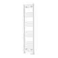 Reina Capo Vertical Flat Straight Heated Towel Rail - 1600 x 400mm - White