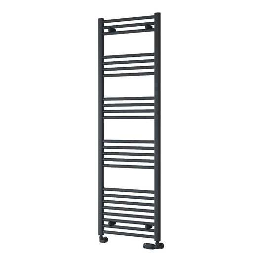  Reina Capo Vertical Flat Straight Heated Towel Rail - 1600 x 500mm - Anthracite