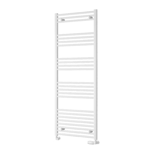  Reina Capo Vertical Flat Straight Heated Towel Rail - 1600 x 600mm - White