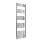 Reina Capo Vertical Flat Straight Heated Towel Rail - 1800 x 500mm Chrome
