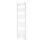 Reina Capo Vertical Flat Straight Heated Towel Rail - 1800 x 500mm - White
