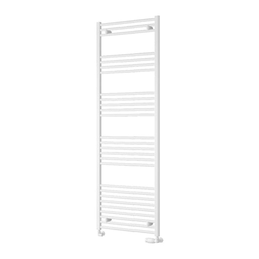  Reina Capo Vertical Flat Straight Heated Towel Rail - 1800 x 600mm - White