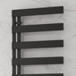 Reina Carpena Aluminium Towel Rail - 1510 x 500mm - Black - welovecouk