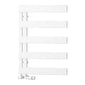 Reina Carpena Aluminium Towel Rail - 710 x 500mm - White - welovecouk