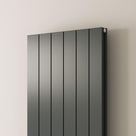  Reina Casina Vertical Aluminium Radiator - Double / 1800 x 280mm - Anthracite
