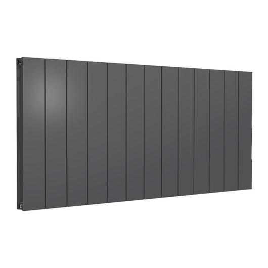 Reina Casina Horizontal Aluminium Radiator - Double / 600 x 1230mm - Anthracite