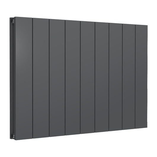  Reina Casina Horizontal Aluminium Radiator - Double / 600 x 850mm - Anthracite