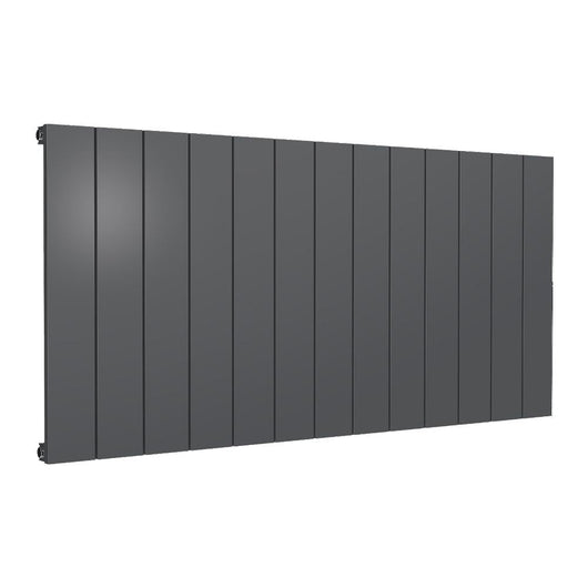  Reina Casina Horizontal Aluminium Radiator - Single / 600 x 1230mm - Anthracite