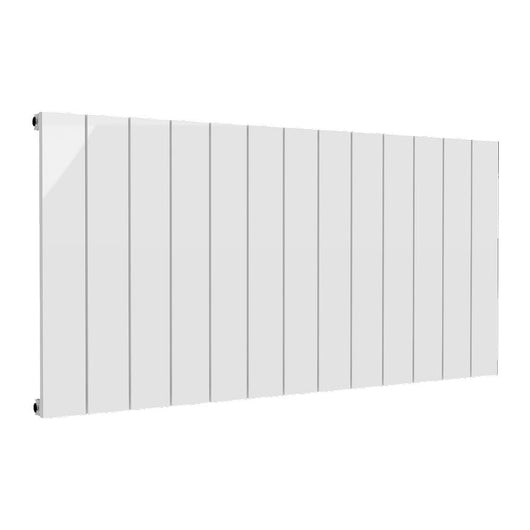  Reina Casina Horizontal Aluminium Radiator - Single / 600 x 1230mm - White