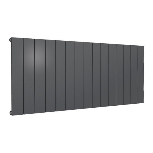  Reina Casina Horizontal Aluminium Radiator - Single / 600 x 1420mm - Anthracite