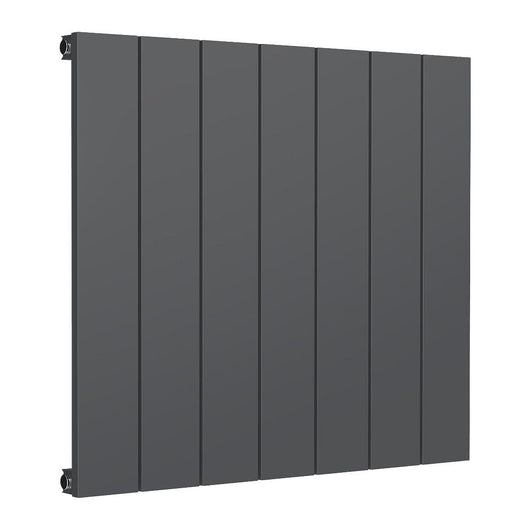  Reina Casina Horizontal Aluminium Radiator - Single / 600 x 660mm - Anthracite