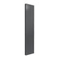Reina Casina Vertical Aluminium Radiator - Double / 1800 x 375mm - Anthracite - welovecouk
