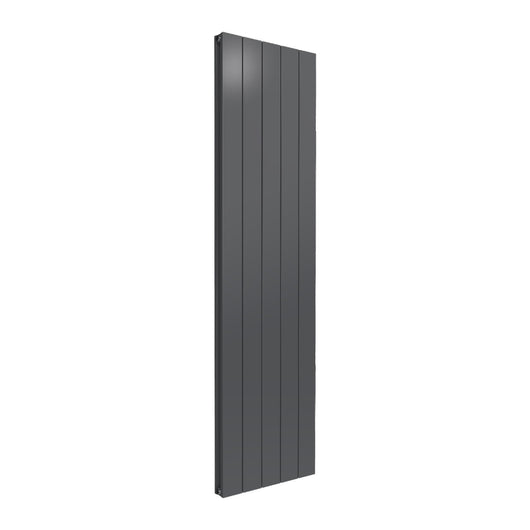  Reina Casina Vertical Aluminium Radiator - Double / 1800 x 470mm - Anthracite - welovecouk