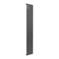 Reina Casina Vertical Aluminium Radiator - Single / 1800 x 280mm - Anthracite - welovecouk