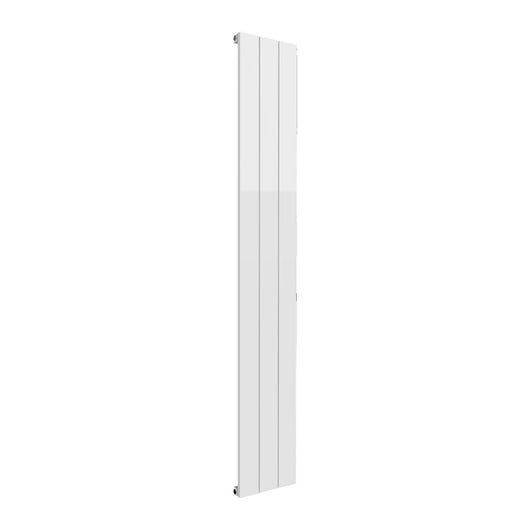  Reina Casina Vertical Aluminium Radiator - Single / 1800 x 280mm - White - welovecouk