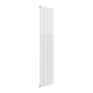 Reina Casina Vertical Aluminium Radiator - Single / 1800 x 375mm - White - welovecouk