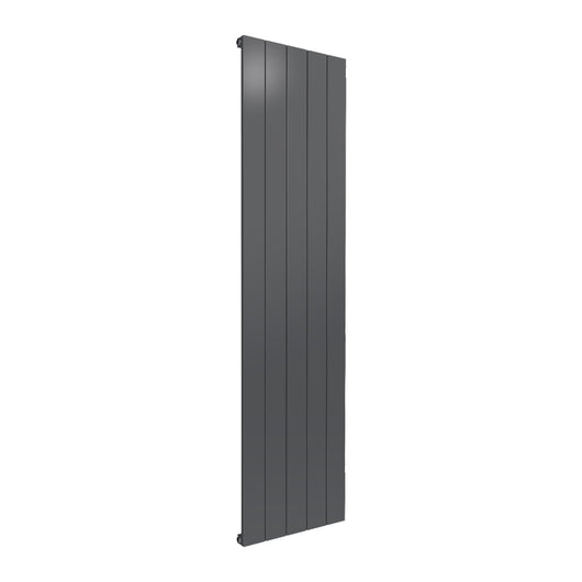  Reina Casina Vertical Aluminium Radiator - Single / 1800 x 470mm - Anthracite - welovecouk
