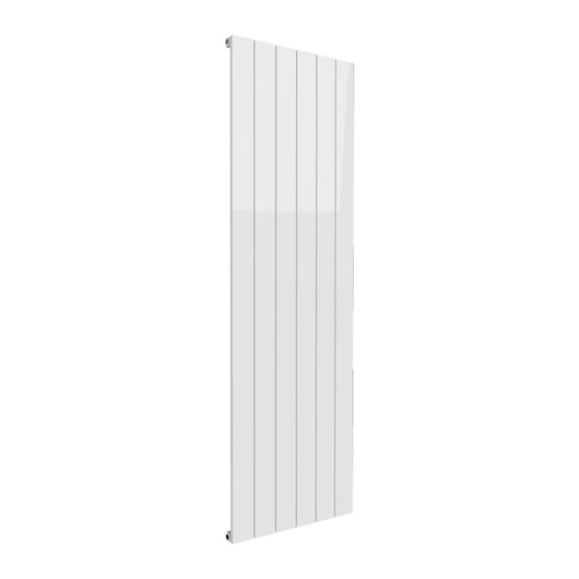  Reina Casina Vertical Aluminium Radiator - Single / 1800 x 565mm - White - welovecouk