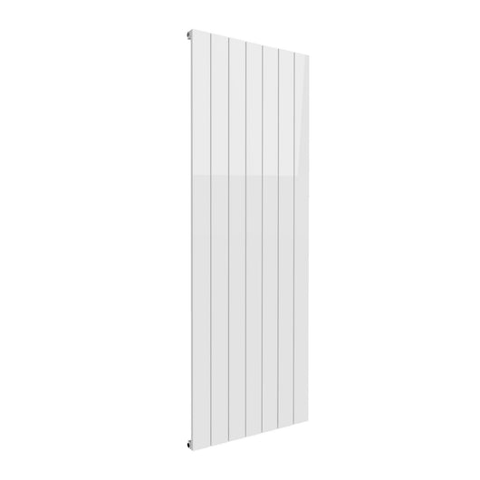  Reina Casina Vertical Aluminium Radiator - Single / 1800 x 660mm - White - welovecouk