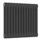 Reina Colona Traditional Column Radiator - 500 x 605mm (Double) - Anthracite