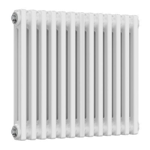  Reina Colona Traditional Column Radiator - 500 x 605mm (Double) - White