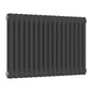 Reina Colona Traditional Column Radiator - 500 x 785mm (Double) - Anthracite