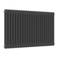 Reina Colona Traditional Column Radiator - 600 x 1010mm (Double) - Anthracite