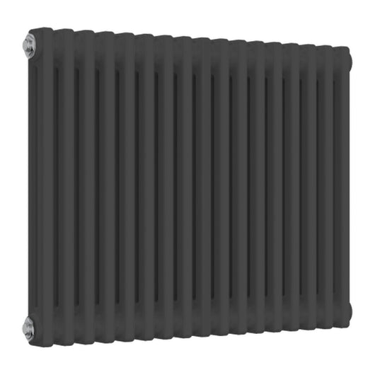  Reina Colona Traditional Column Radiator - 600 x 785mm (Double) - Anthracite