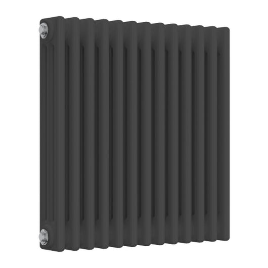  Reina Colona Traditional Column Radiator - 600 x 605mm (Triple) - Anthracite