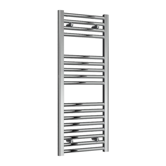  Reina Diva Vertical Flat Heated Towel Rail - Chrome - 1000 x 400mm