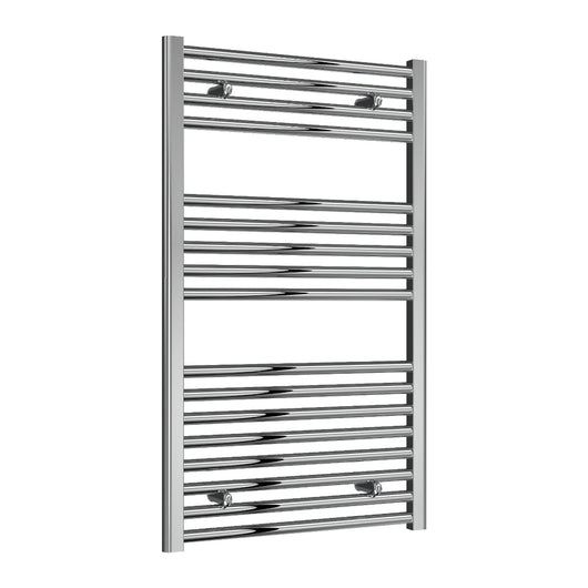  Reina Diva Vertical Flat Heated Towel Rail - Chrome - 1000 x 600mm