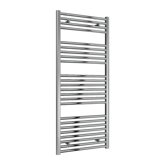  Reina Diva Vertical Flat Heated Towel Rail - Chrome - 1400 x 600mm