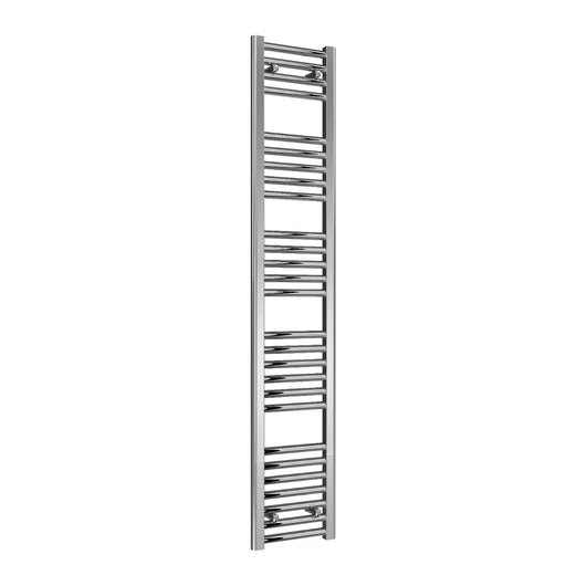  Reina Diva Vertical Flat Heated Towel Rail - Chrome - 1600 x 300mm
