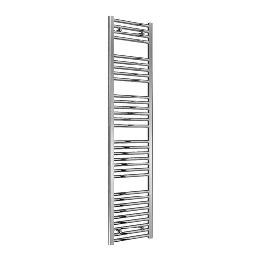  Reina Diva Vertical Flat Heated Towel Rail - Chrome - 1800 x 400mm