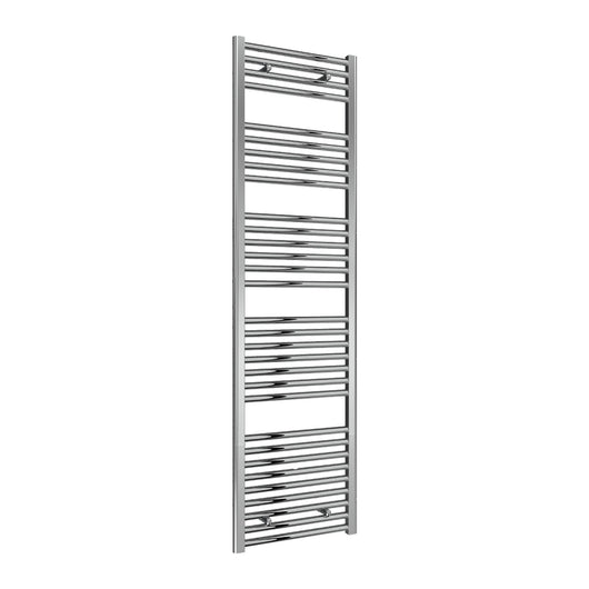  Reina Diva Vertical Flat Heated Towel Rail - Chrome - 1800 x 500mm