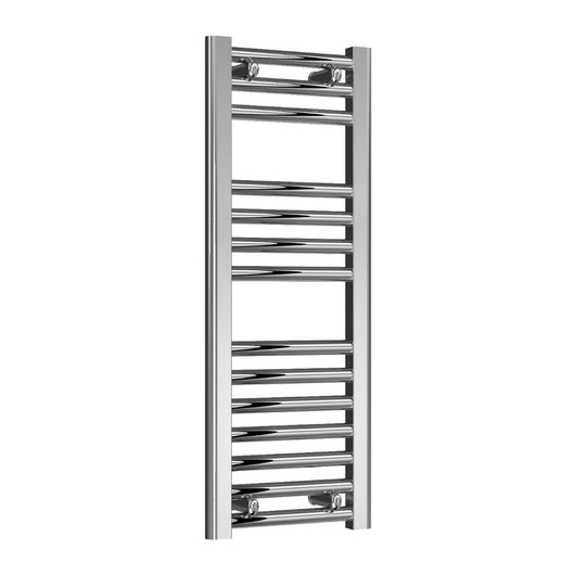  Reina Diva Vertical Flat Heated Towel Rail - Chrome - 800 x 300mm