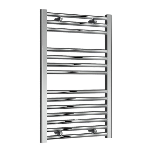  Reina Diva Vertical Flat Heated Towel Rail - Chrome - 800 x 500mm
